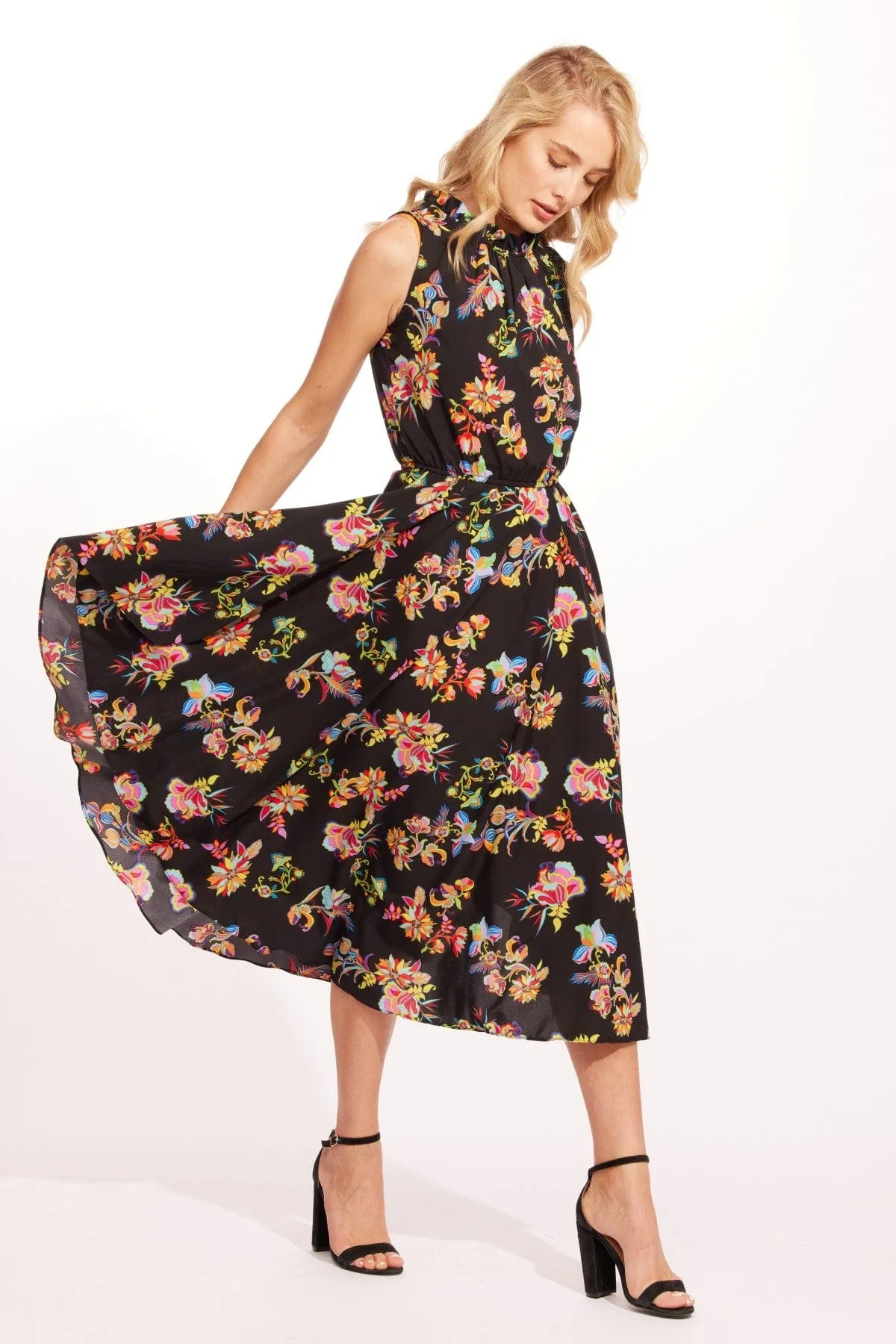 Shentel Dress - Midnight Floral