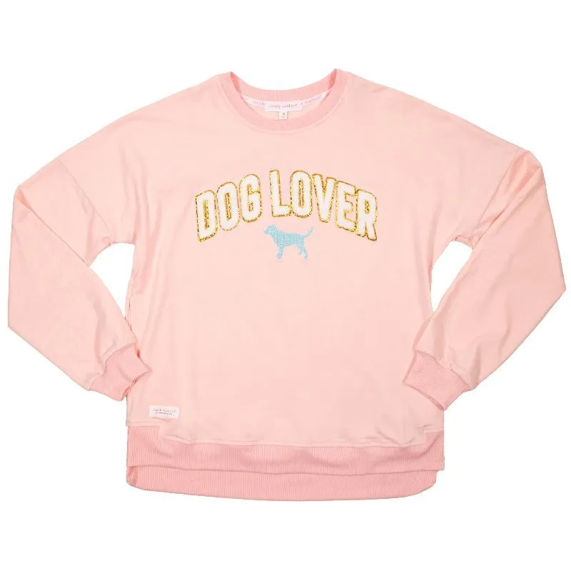 Simply Southern - Sparkle Letter Pullover, DOG LOVER