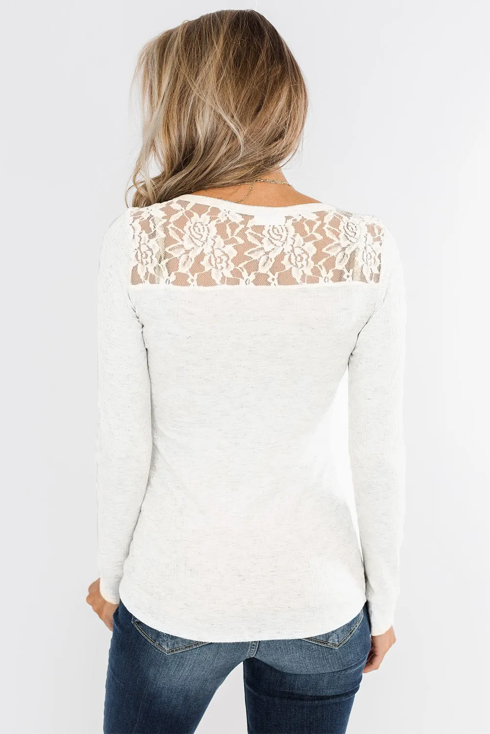 Skin Tight Long Sleeve Henley Top