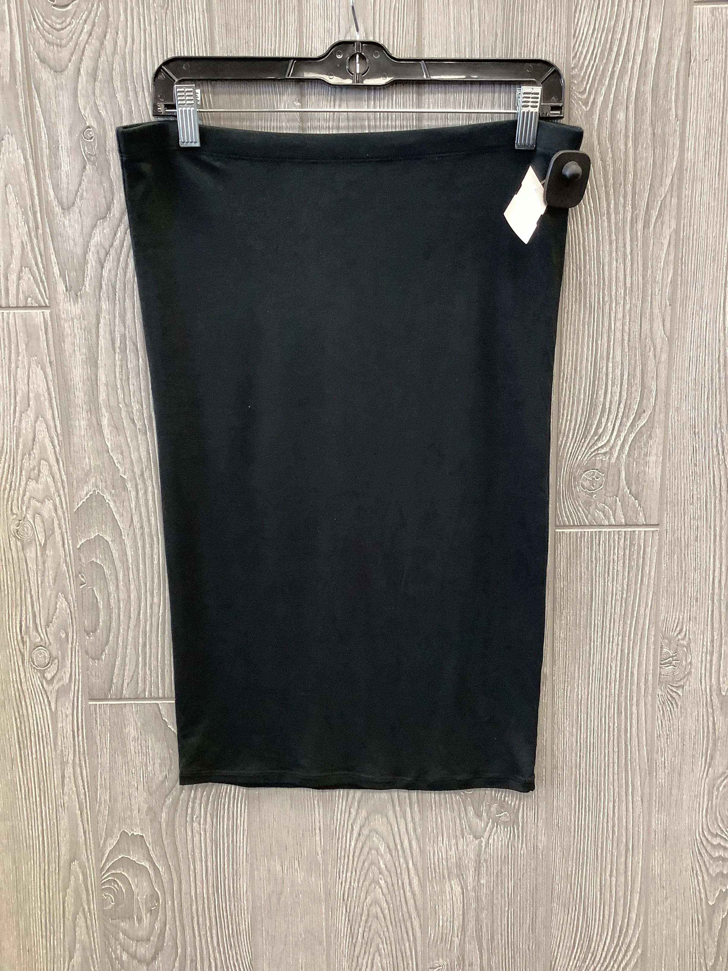 Skirt Midi By Moda Intl In Black, Size: 8