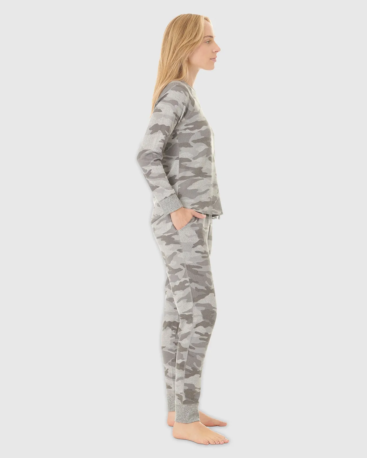 Smokey Camo Hacci Long Sleeve PJ Set