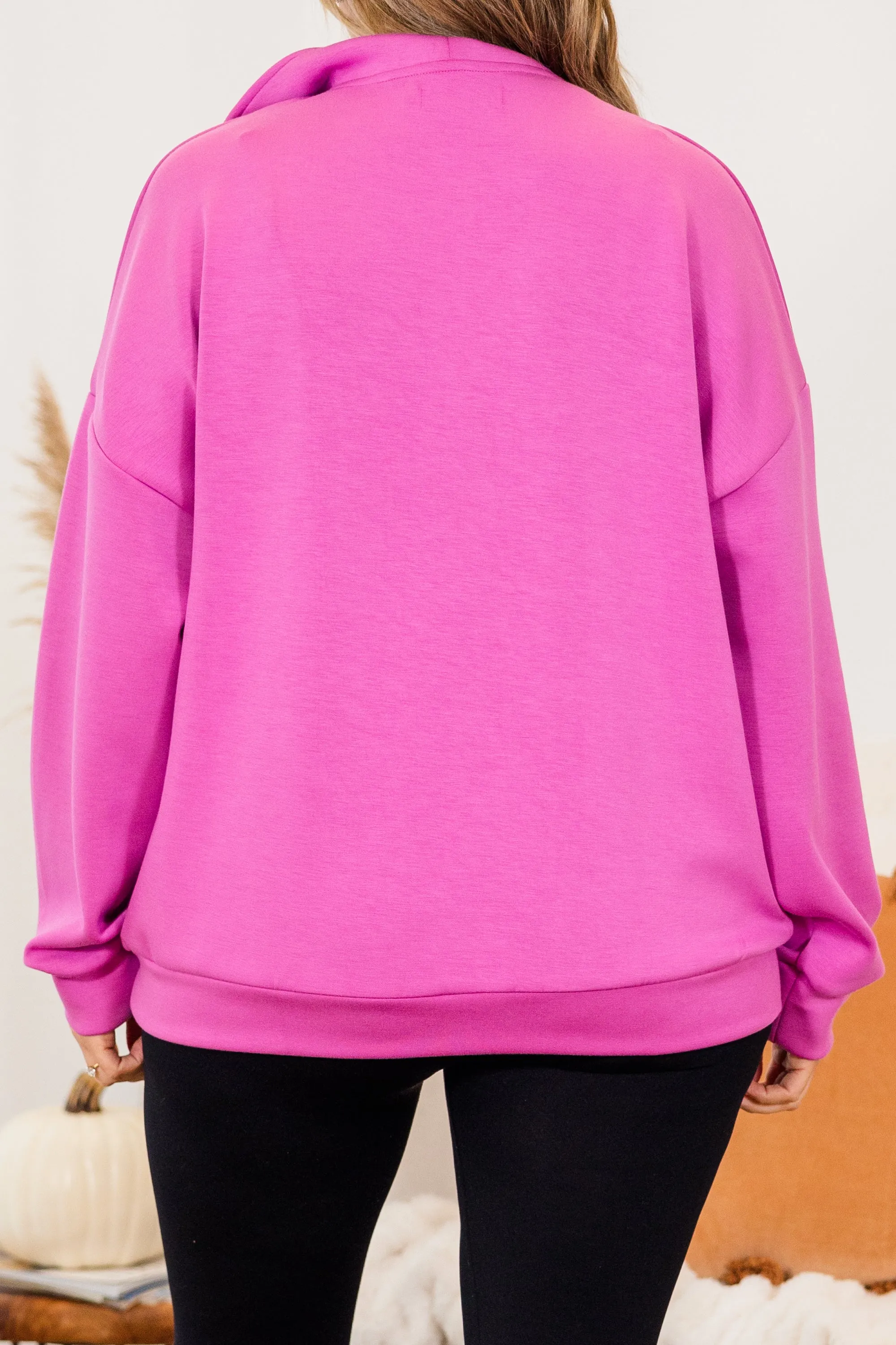 Sporty Chic Pullover, Pink