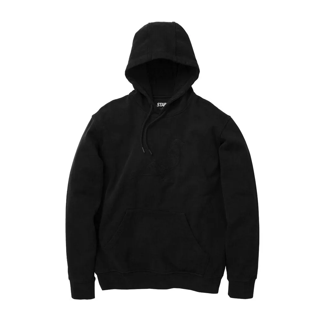 Staple Pigeon Garment Wash Hoodie Black