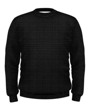 Striped Men's Sweatshirt - Black