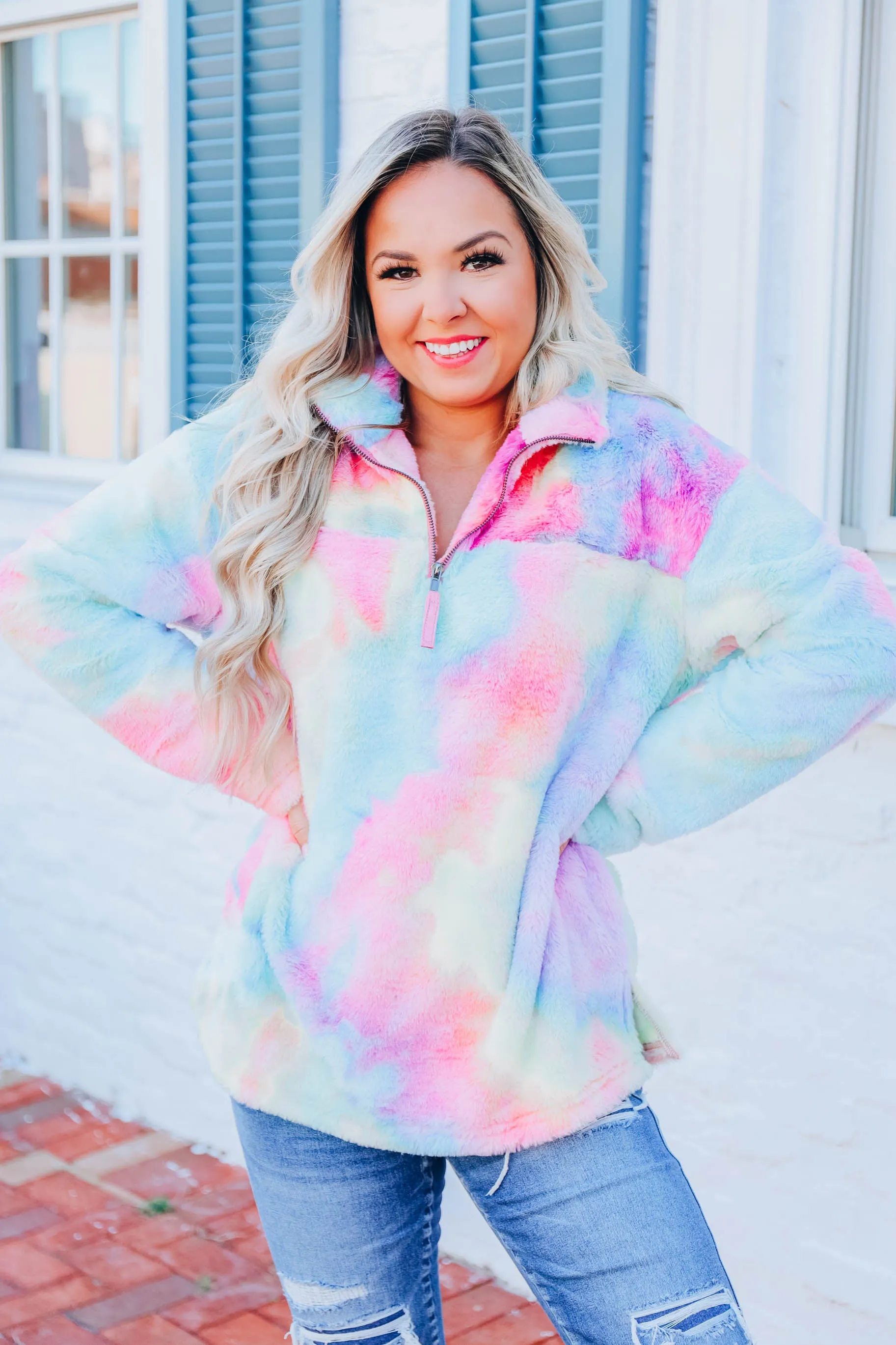 Sugarplum Holidaze Pullover - Rainbow