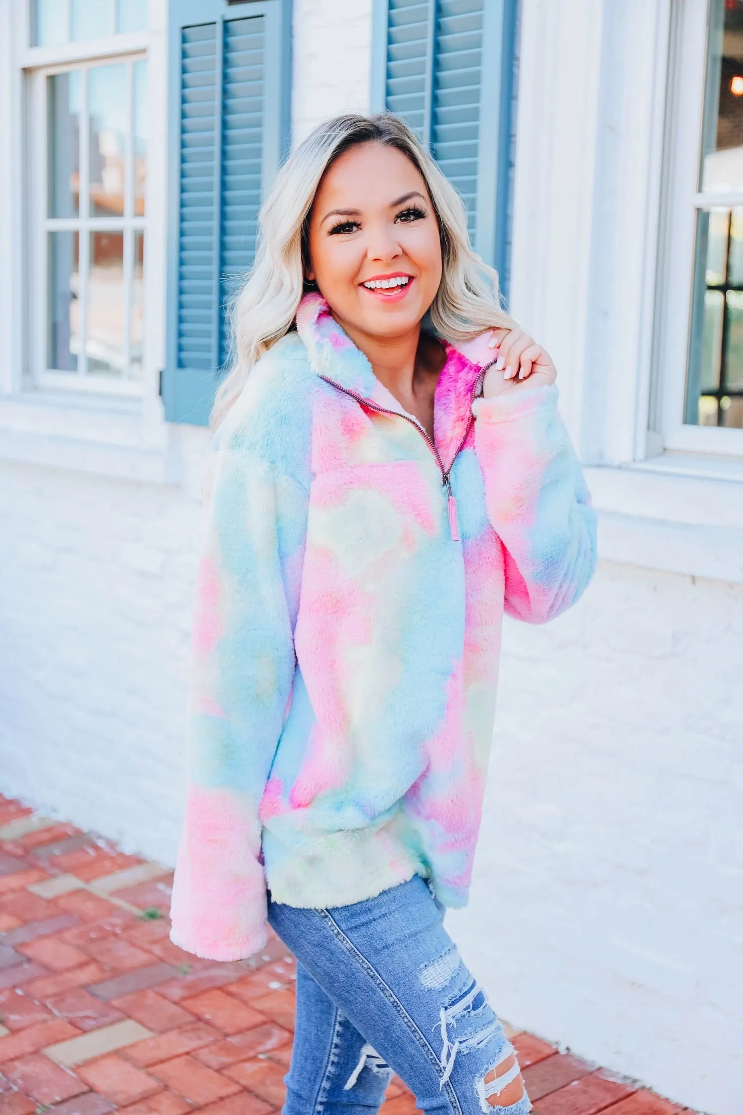 Sugarplum Holidaze Pullover - Rainbow