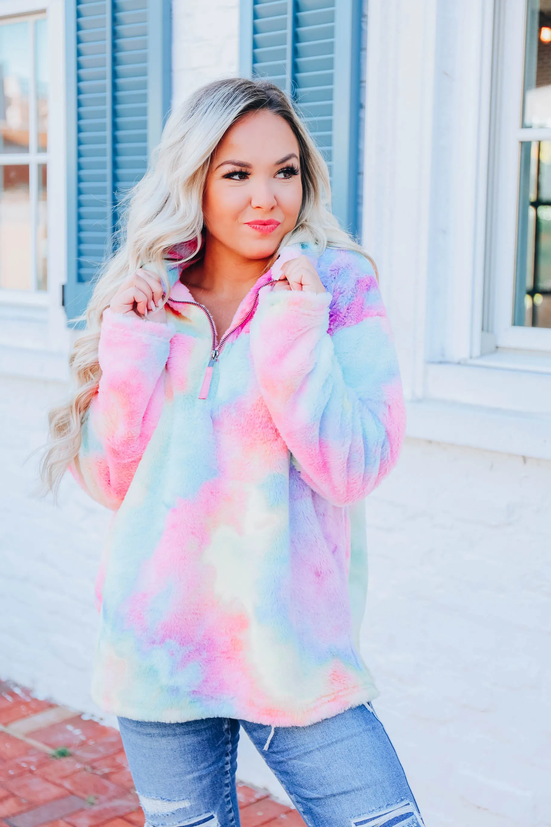 Sugarplum Holidaze Pullover - Rainbow