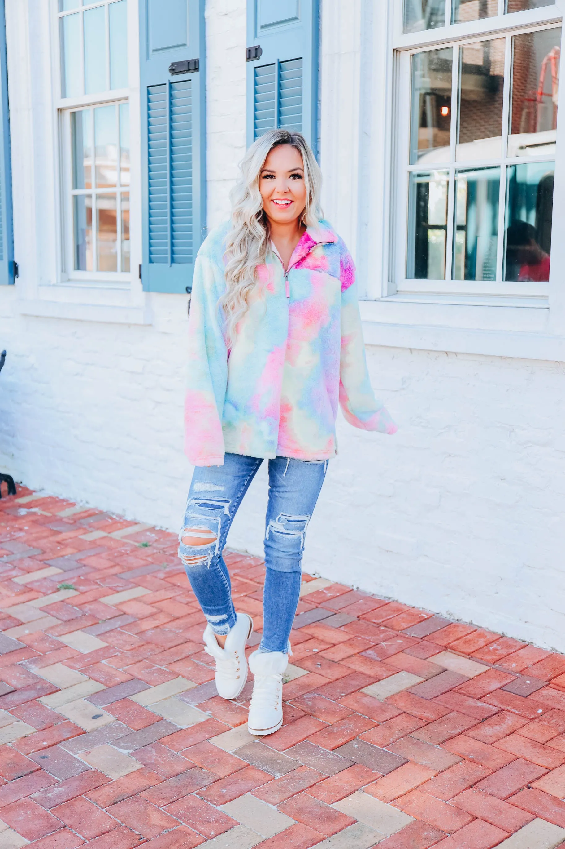 Sugarplum Holidaze Pullover - Rainbow