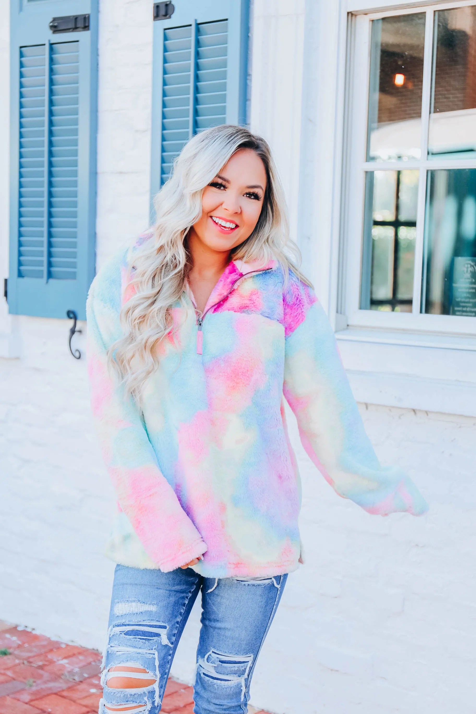 Sugarplum Holidaze Pullover - Rainbow