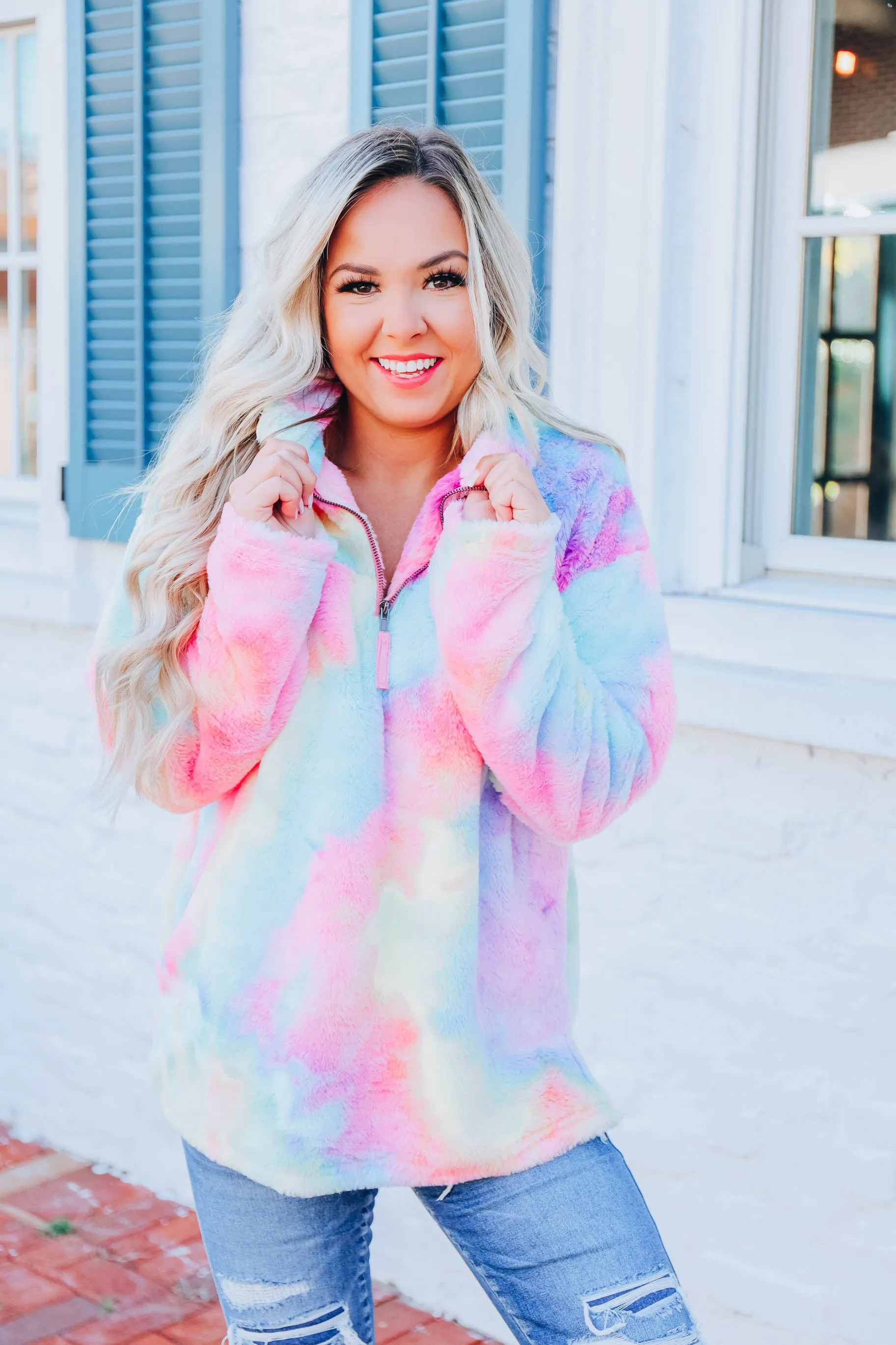 Sugarplum Holidaze Pullover - Rainbow