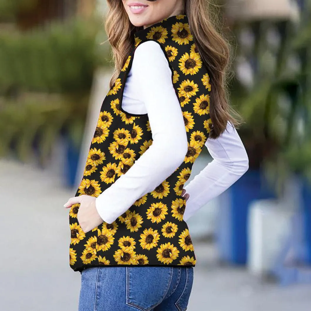 Sunflower Sherpa Jacket, Stunning Outerwear For Women