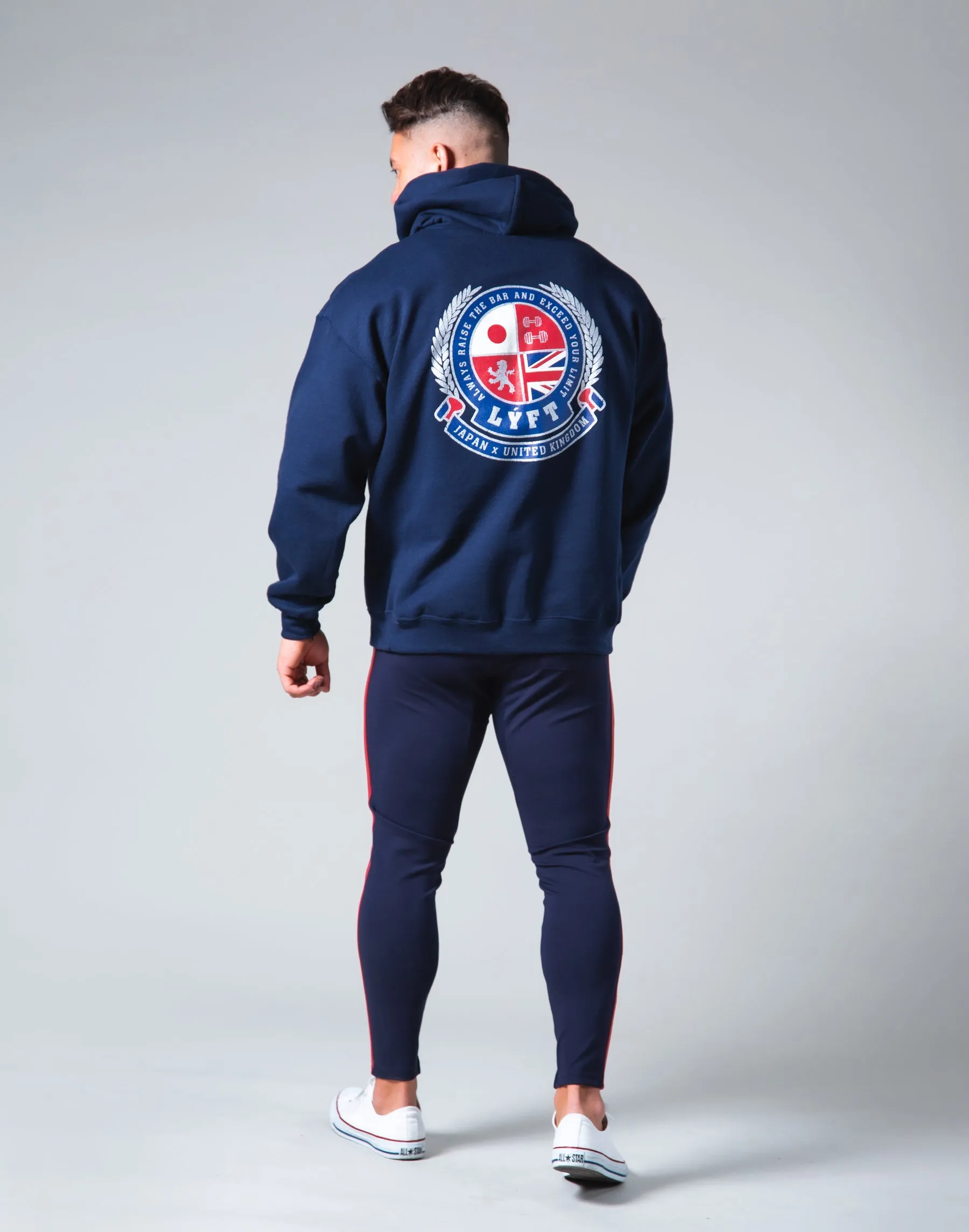 Symbolic Emblem Pullover Hoodie - Navy