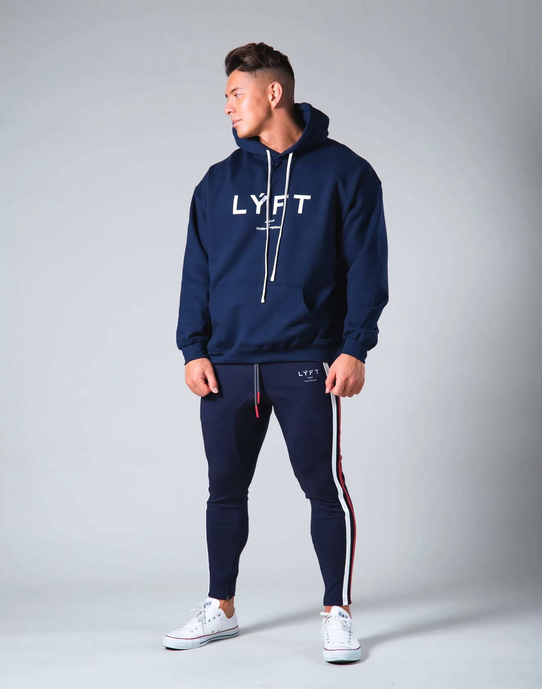 Symbolic Emblem Pullover Hoodie - Navy