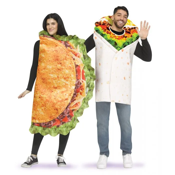 Taco & Burrito - 2 Costumes in 1 Bag! - Adult