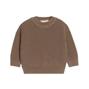 Taupe Laurie Pullover Sweater - Kendi by Colored Organics