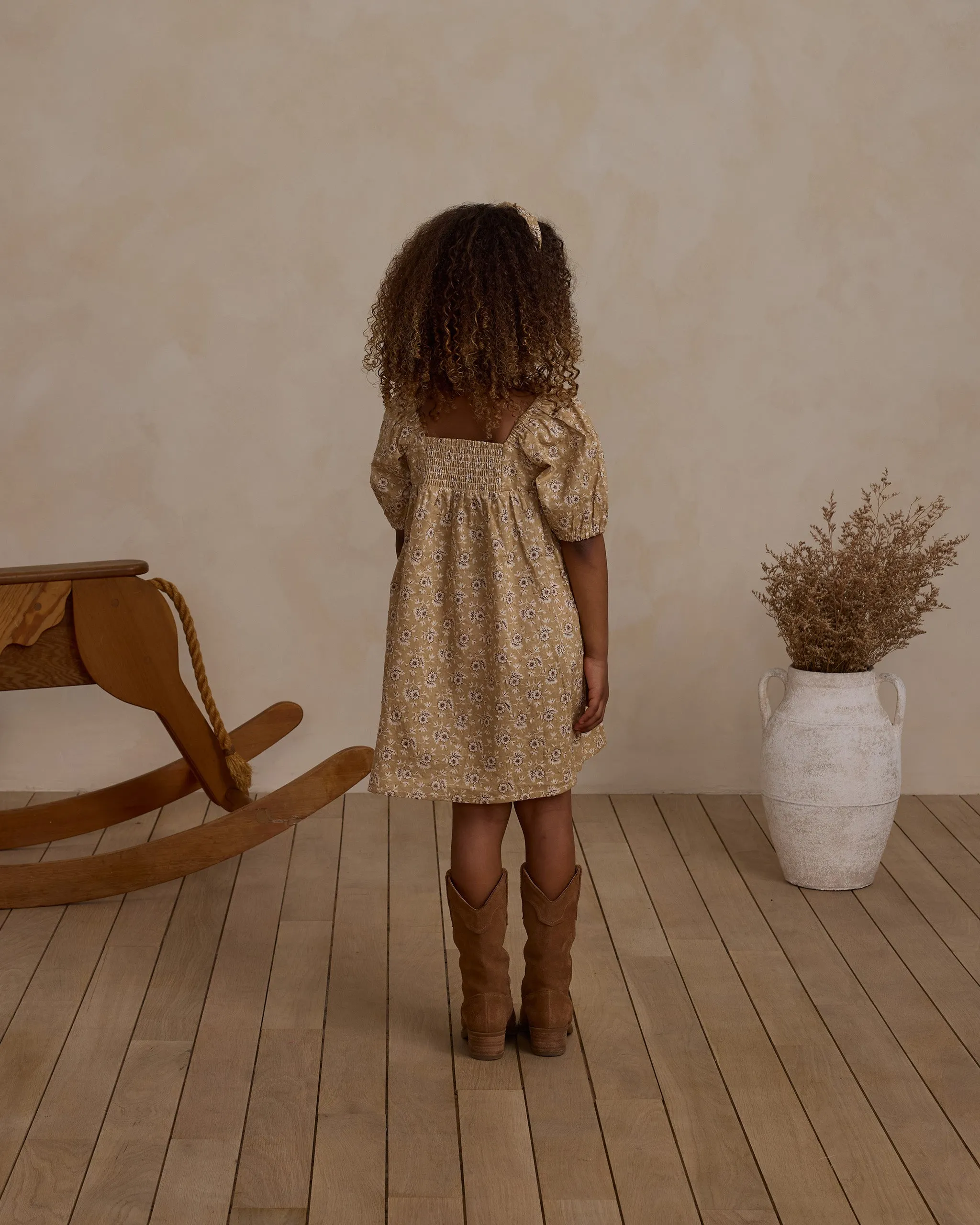 The Cassidy Dress by Rylee   Cru - Golden Fields - KIDS