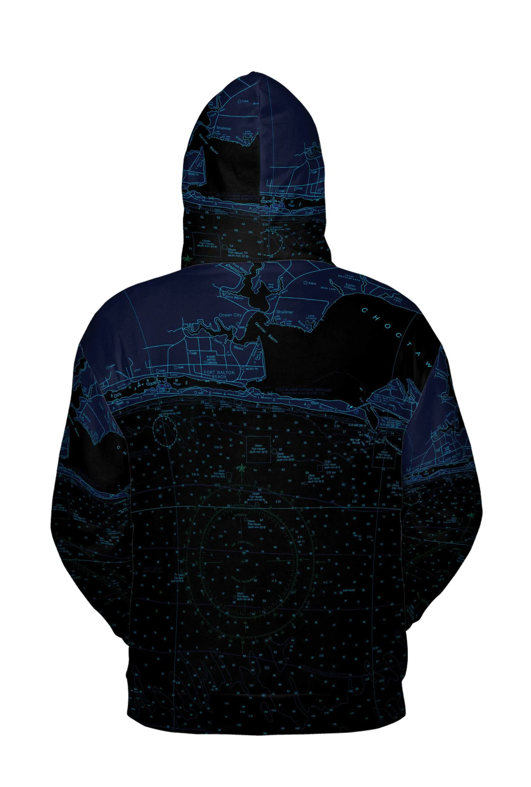 The Fort Walton Beach by Starlight Lightweight Hoodie Sweatshirt