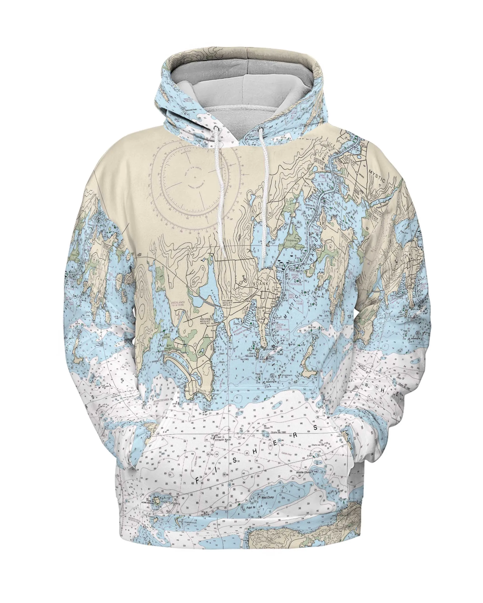 The Mystic Harbor Lightweight Hoodie Sweatshirt