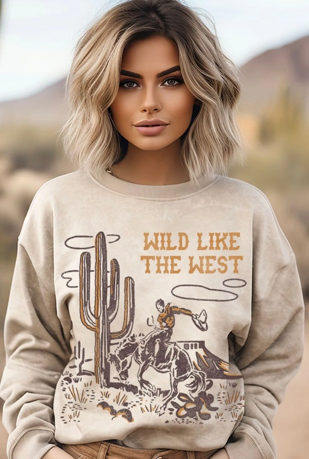 The Oatmeal Wild Like The 🤠 West Pullover