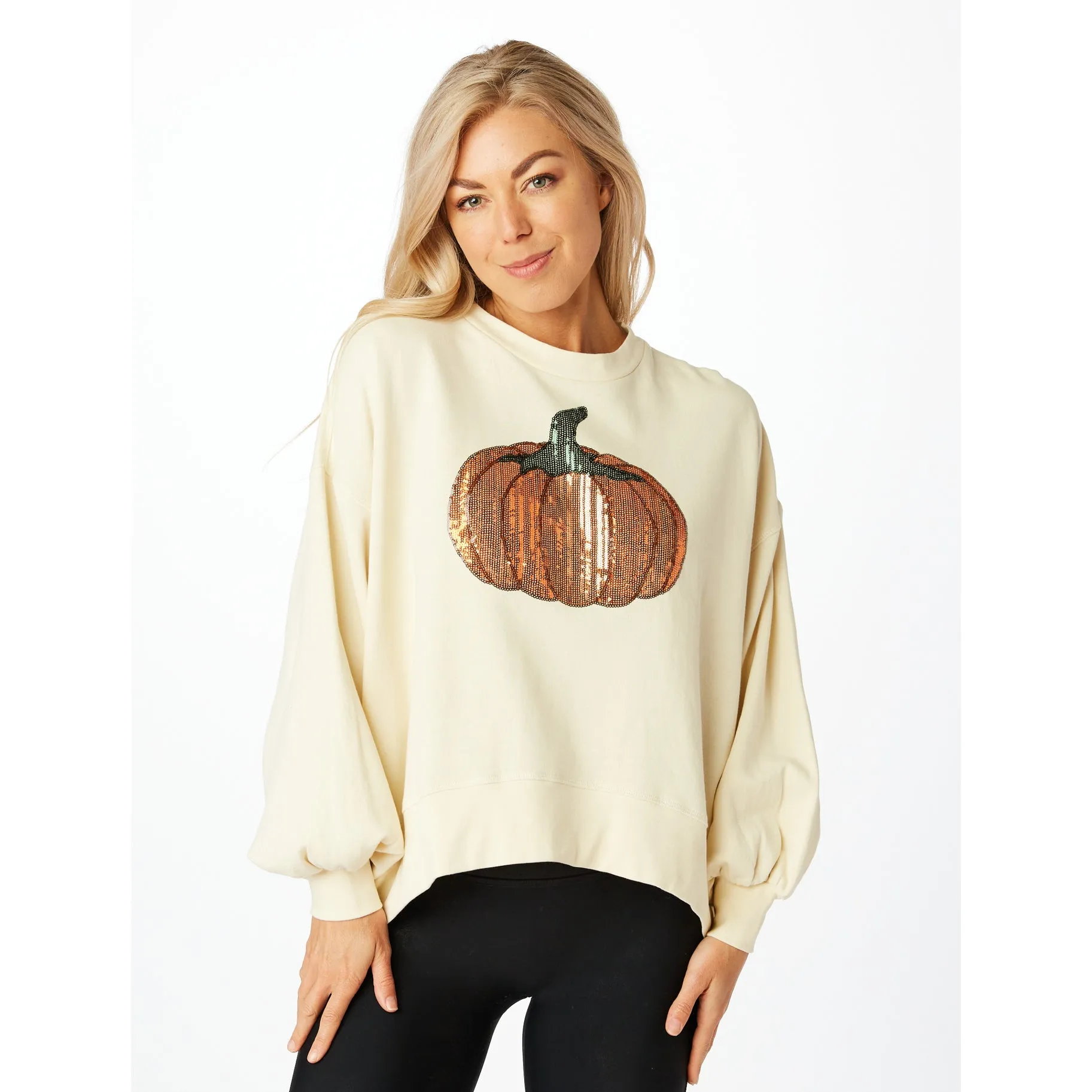 The Pumpkin Sequin Pullover