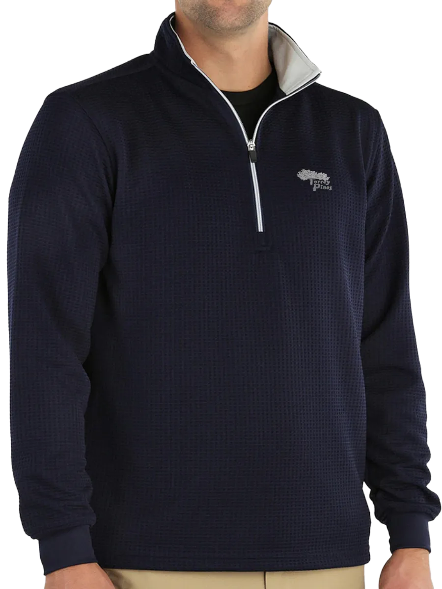 Torrey Pines Men's Optic Long Sleeve 1/2-Zip Pullover