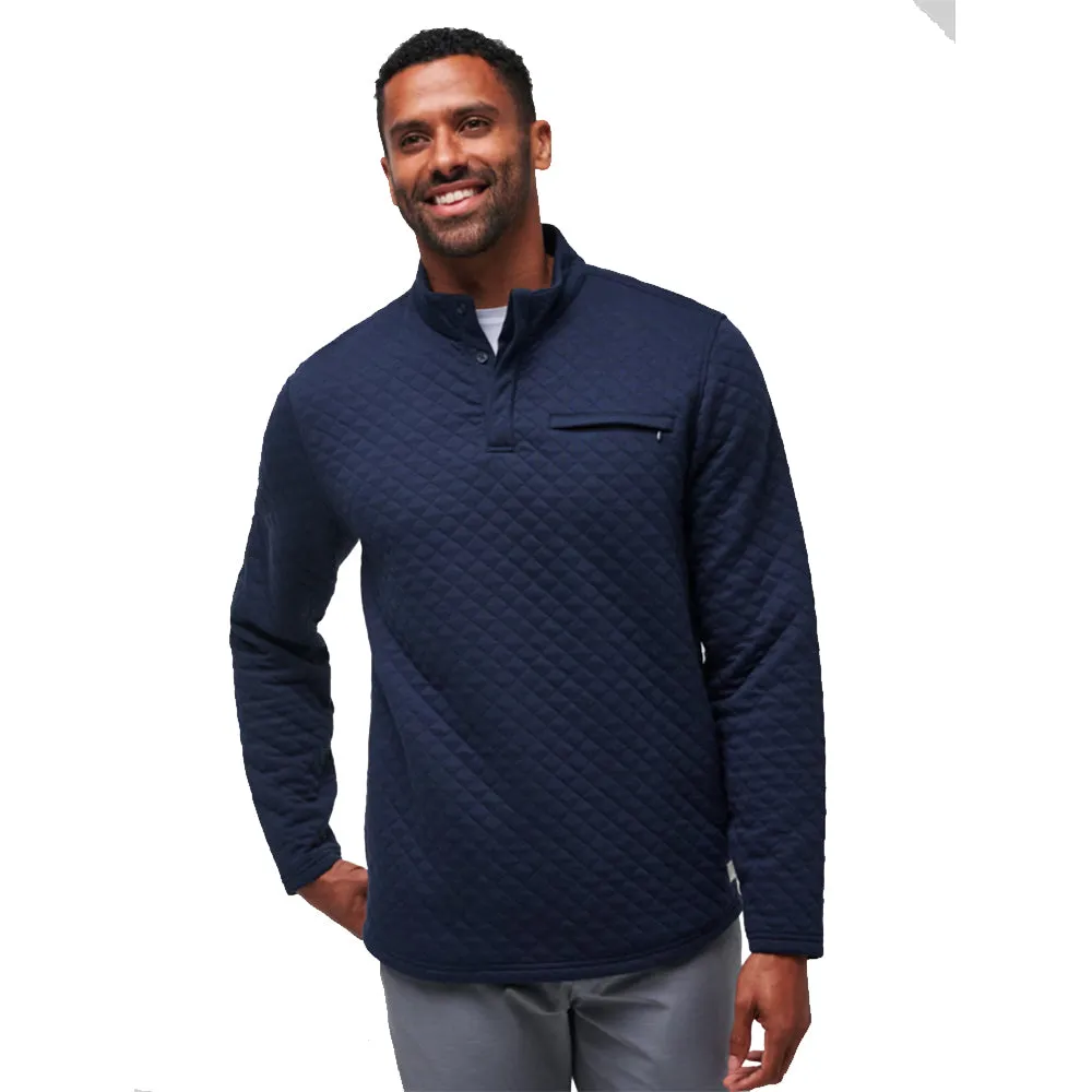 TravisMathew Transatlantic Quarter-Zip Mens Golf Pullover