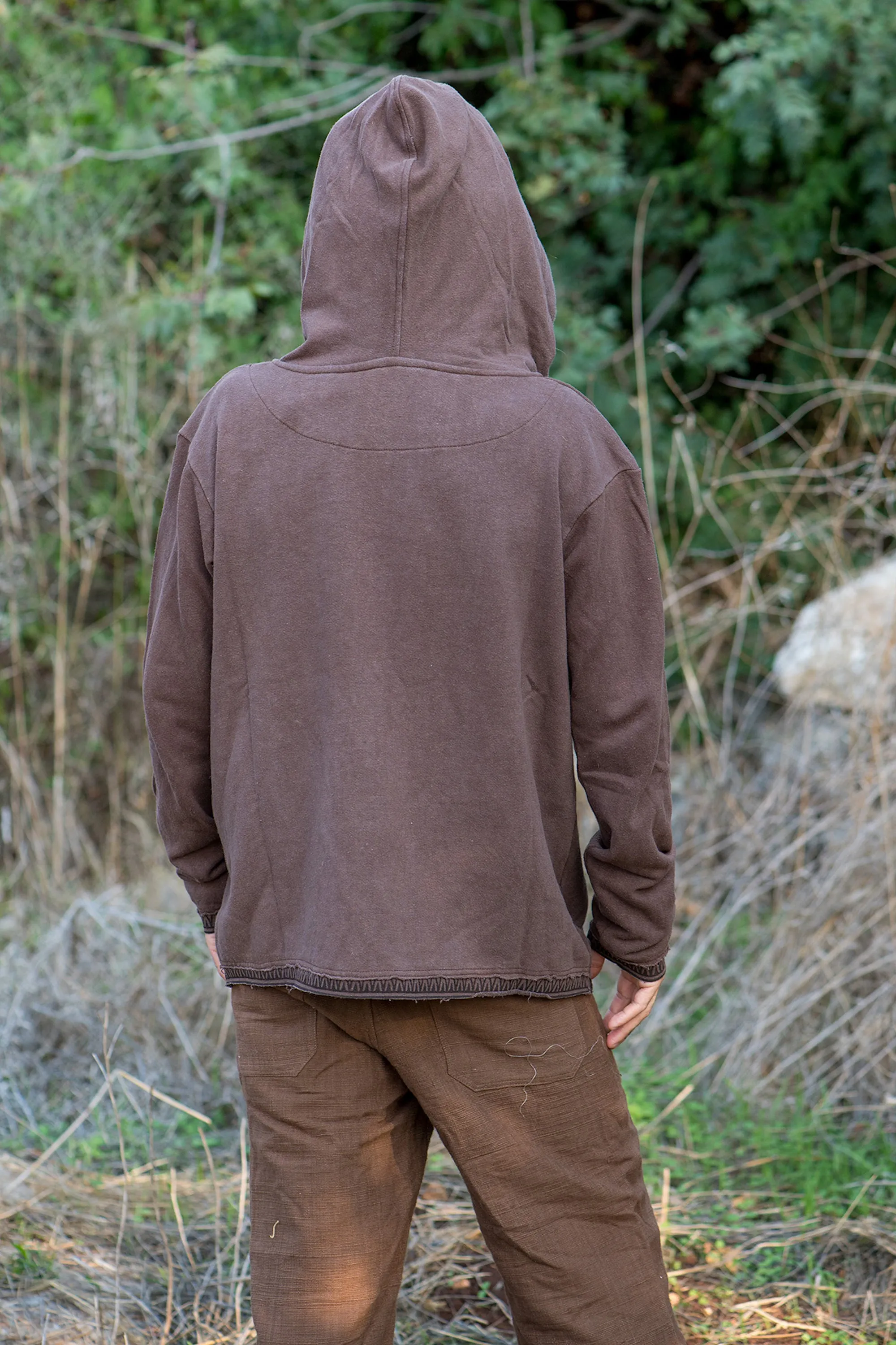 Tribal Print Hoodie ⫸ Organic Hemp Cotton