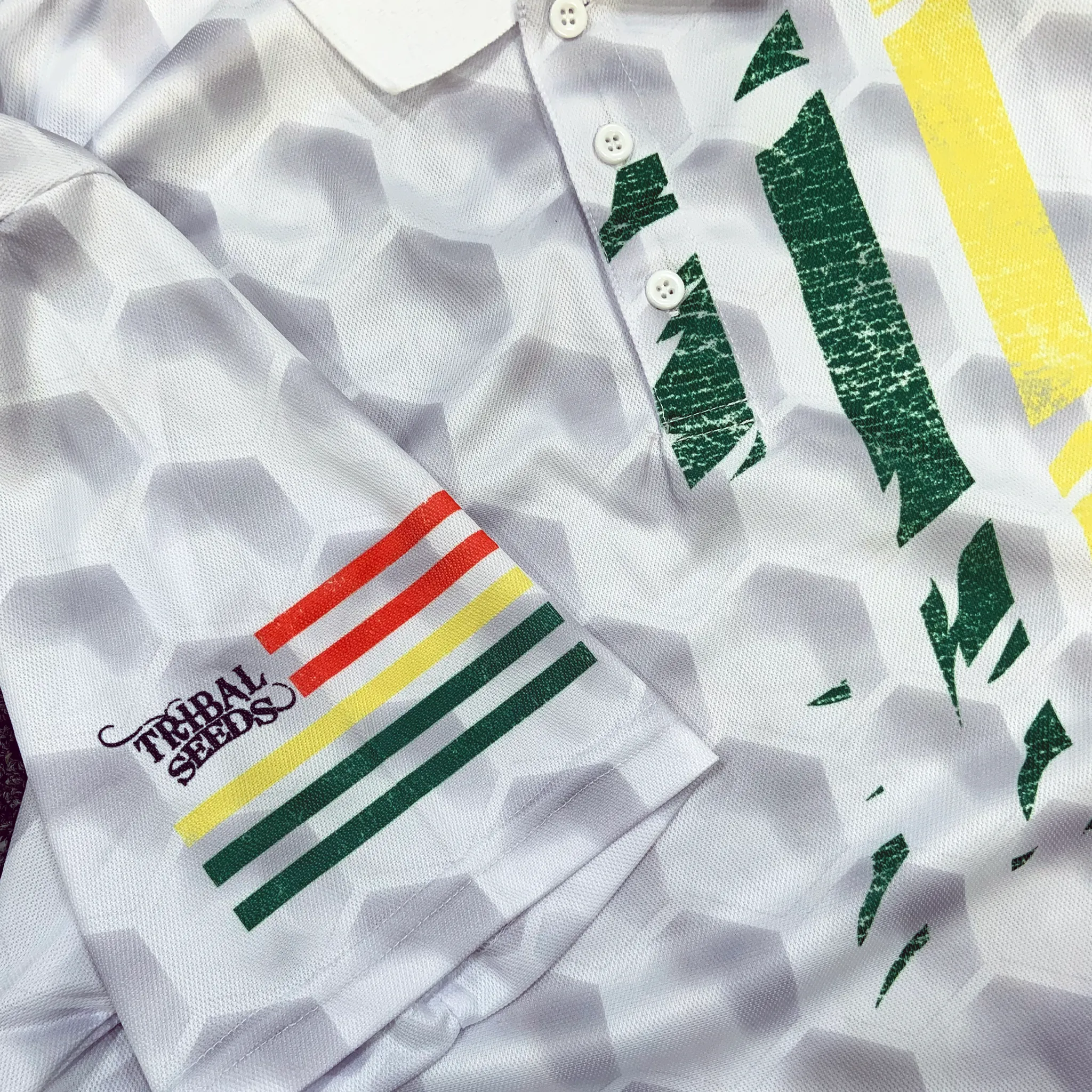 Tribal Seeds Golf Polo (White)