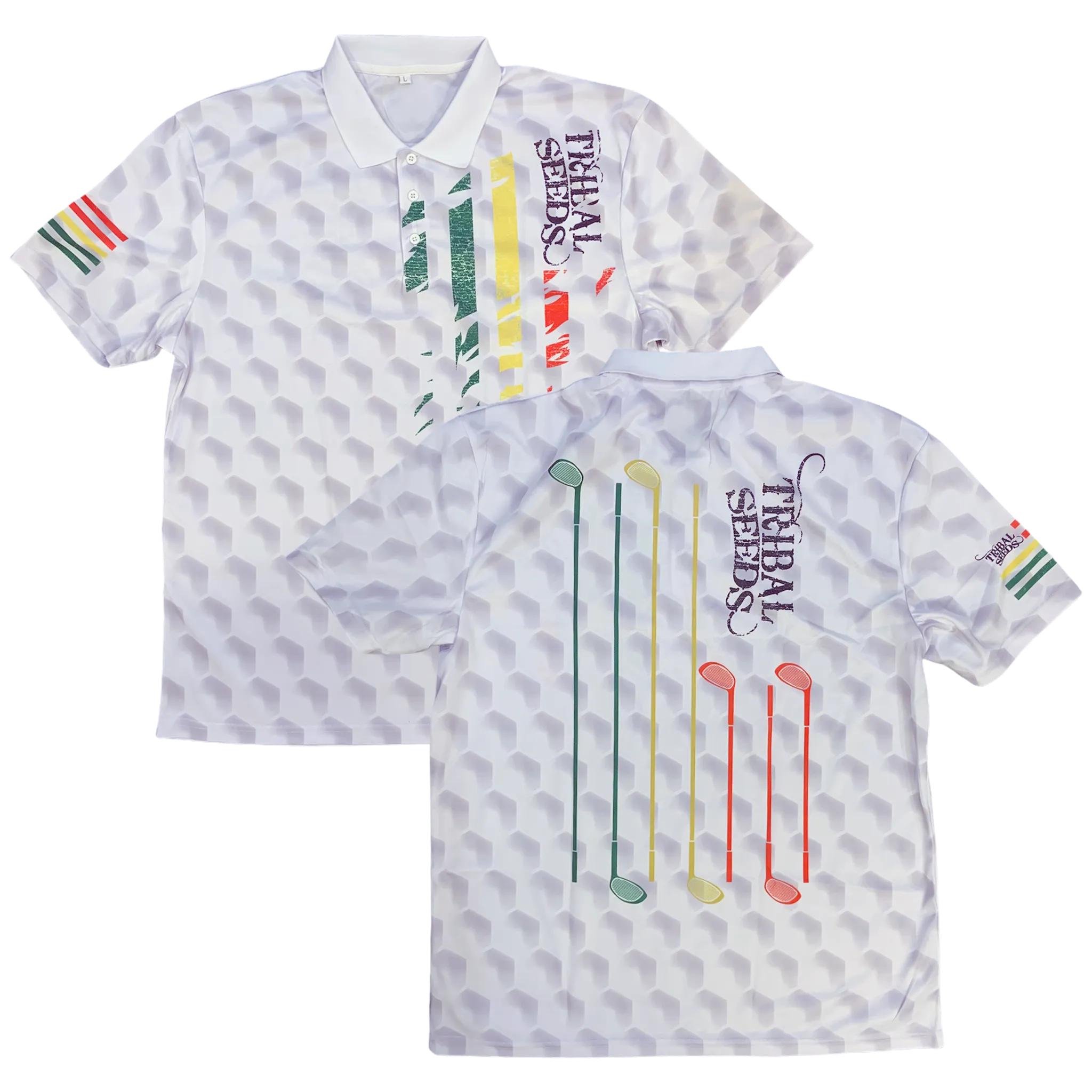 Tribal Seeds Golf Polo (White)