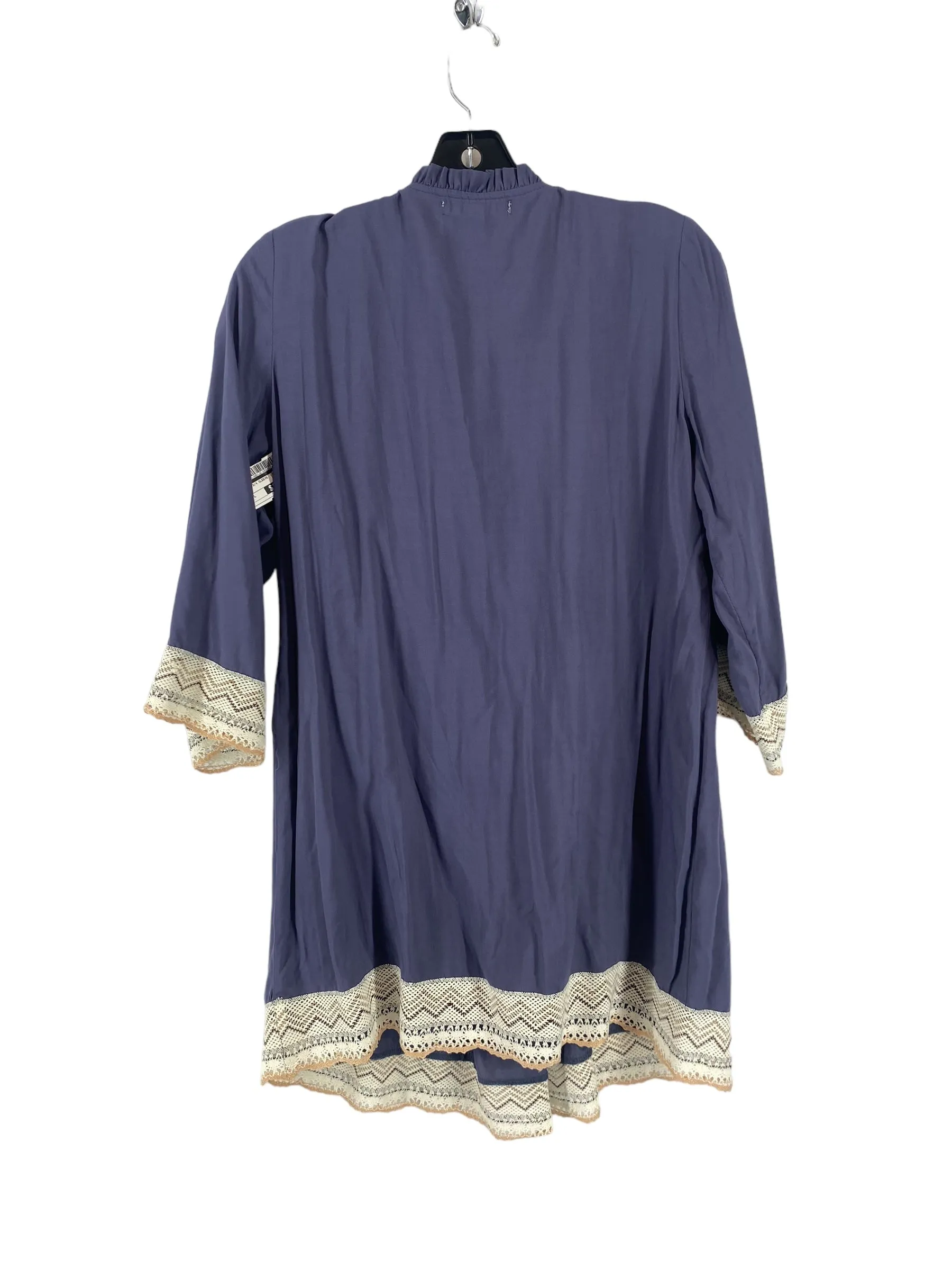 Tunic 3/4 Sleeve By Ya In Blue, Size: L