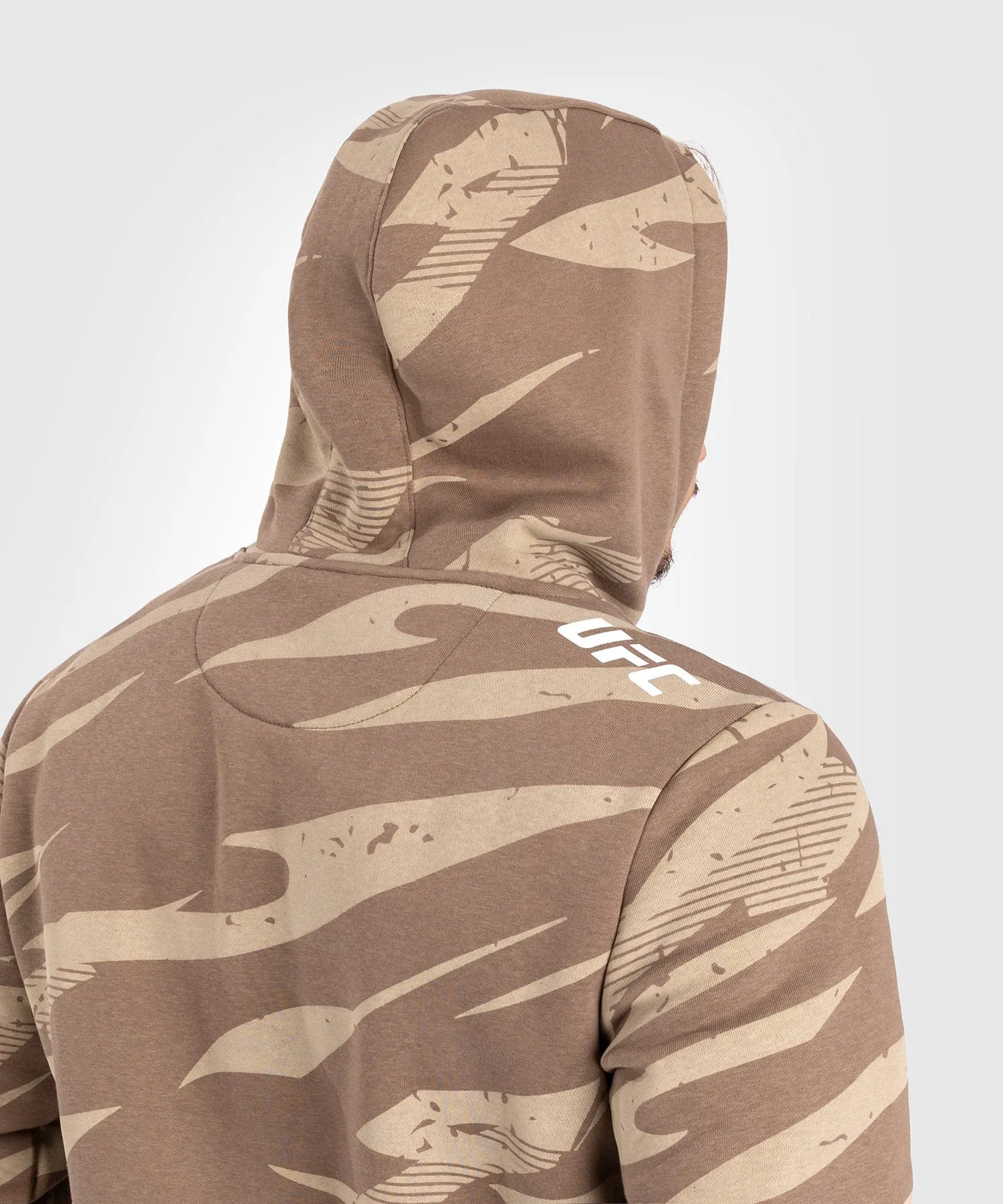 UFC Adrenaline by Venum Fight Week Men’s Pullover Hoodie - Desert Camo