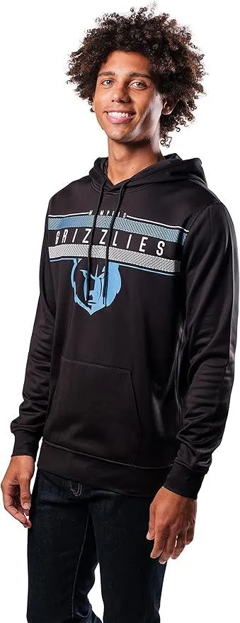 Ultra Game NBA Official Men’s Super Soft Midtown Hoodie Pullover Sweatshirt - Unisex, Memphis Grizzlies|Memphis Grizzlies