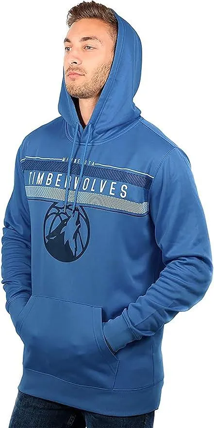 Ultra Game NBA Official Men’s Super Soft Midtown Hoodie Pullover Sweatshirt - Unisex, Minnesota Timberwolves|Minnesota Timberwolves