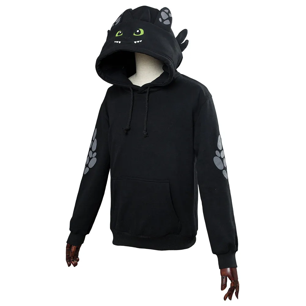 Unisex How to Train Your Dragon Toothless Cosplay Hoodie 3D Printed Sweatshirt Men Women Casual Pullover Streetwear