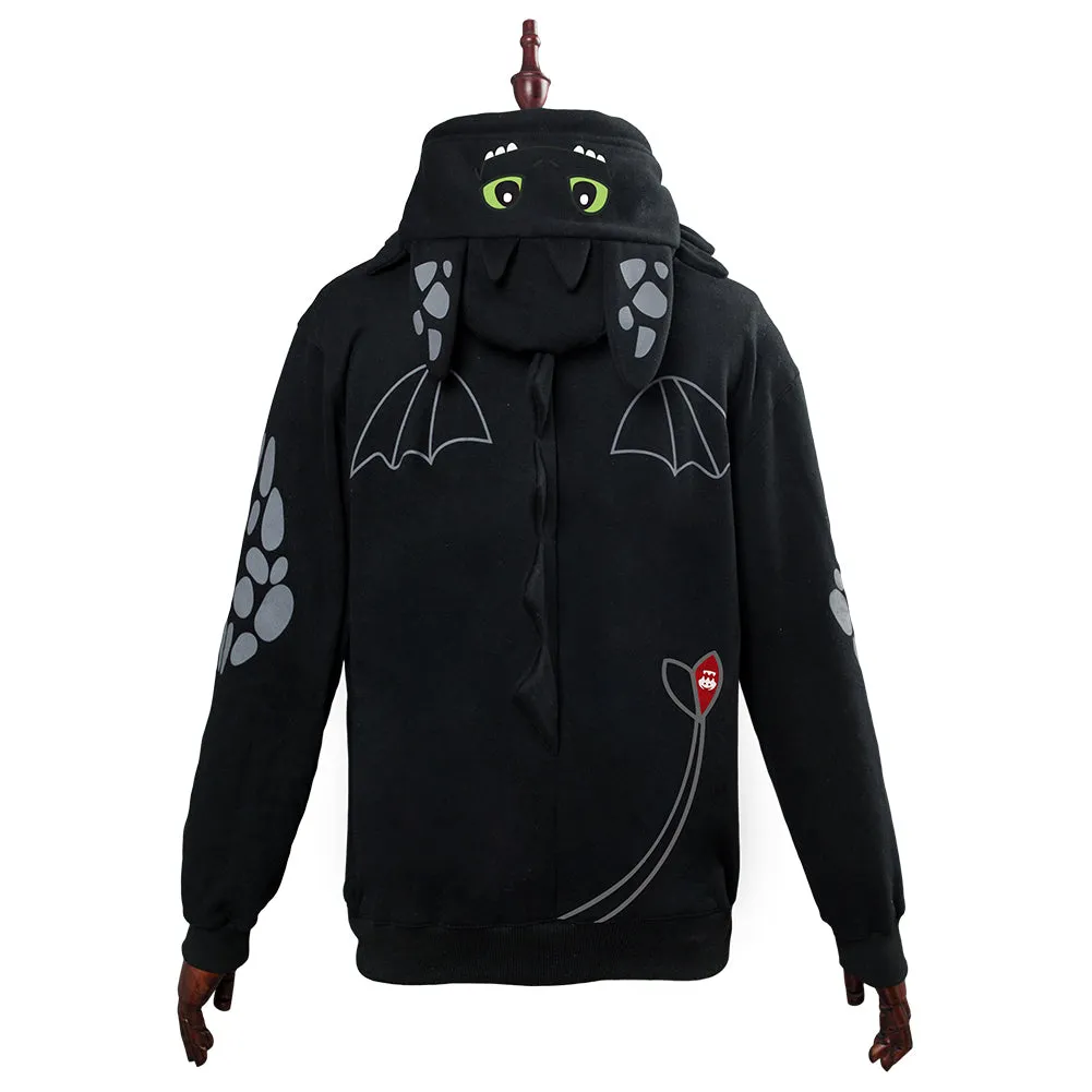 Unisex How to Train Your Dragon Toothless Cosplay Hoodie 3D Printed Sweatshirt Men Women Casual Pullover Streetwear