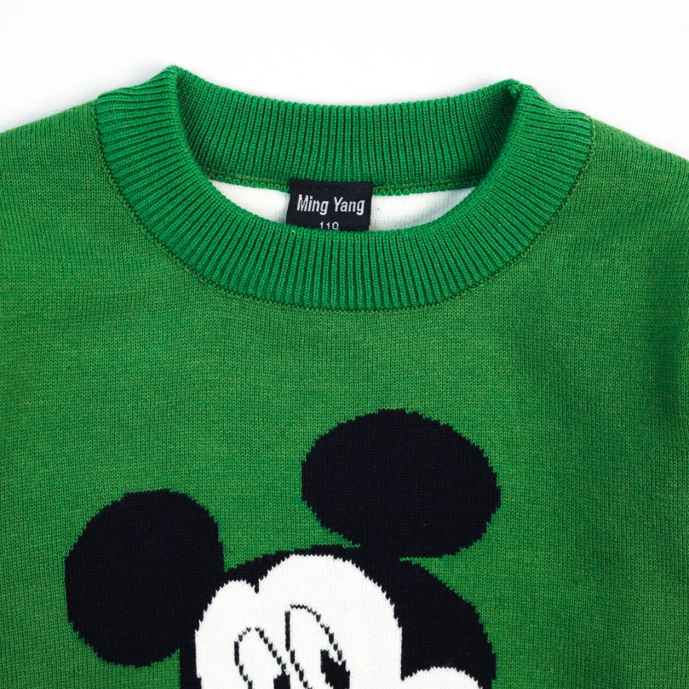 Vibrant Green Mickey Pullover 7269