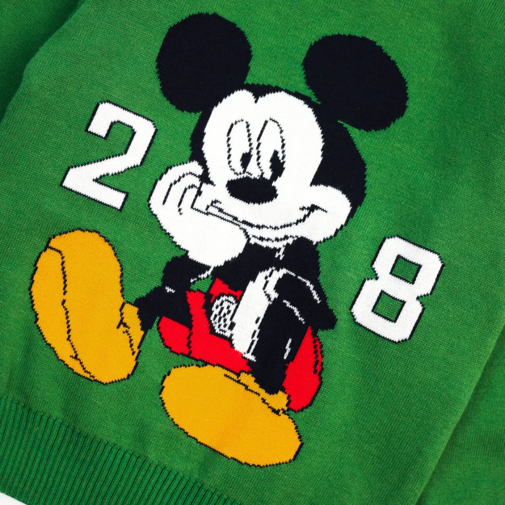 Vibrant Green Mickey Pullover 7269