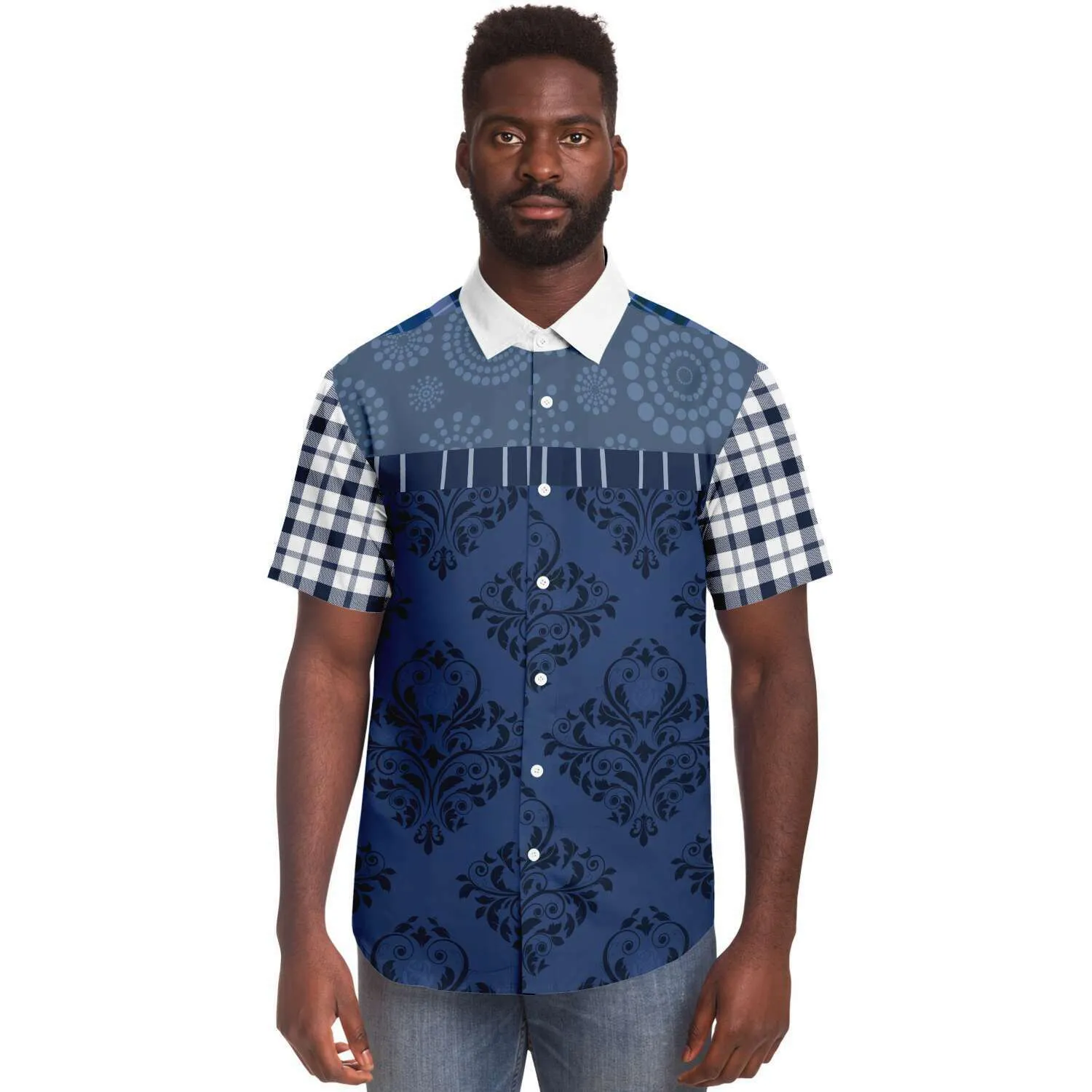 Victorious Short Sleeve Button Down Shirt