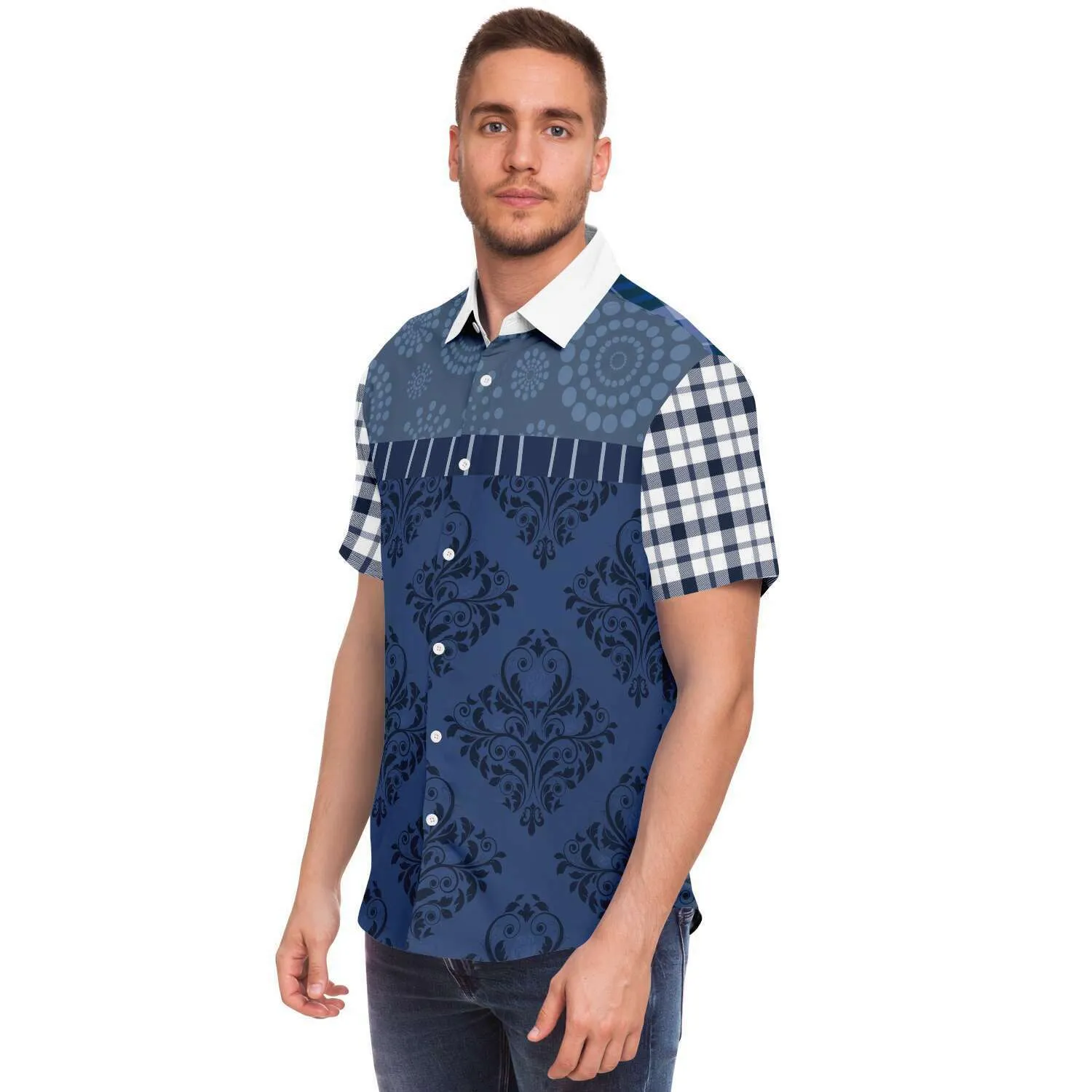 Victorious Short Sleeve Button Down Shirt