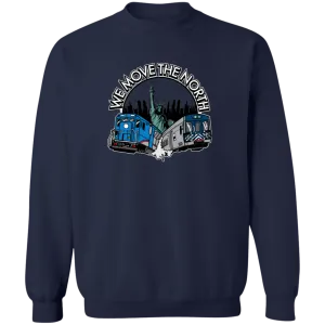 We Move The North Crewneck Sweatshirt 8 oz