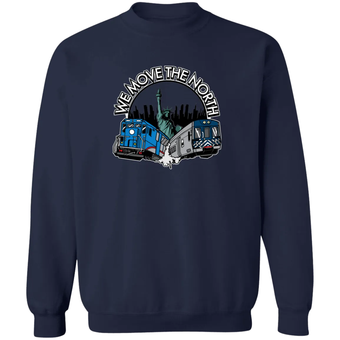 We Move The North Crewneck Sweatshirt 8 oz