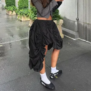 Wish I Was Around Midi Skirt