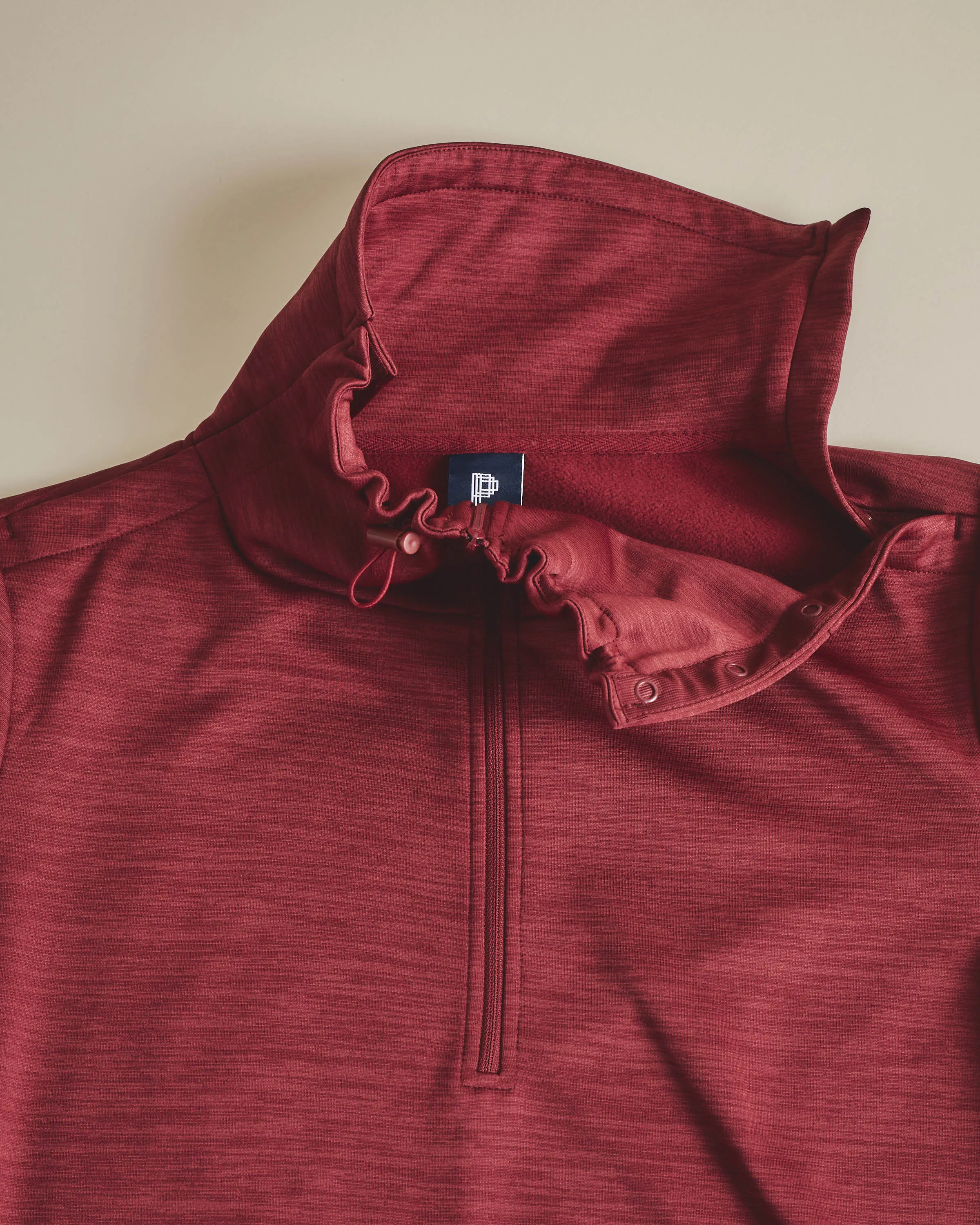 Women's Cowl Neck Pullover in Pomegranate