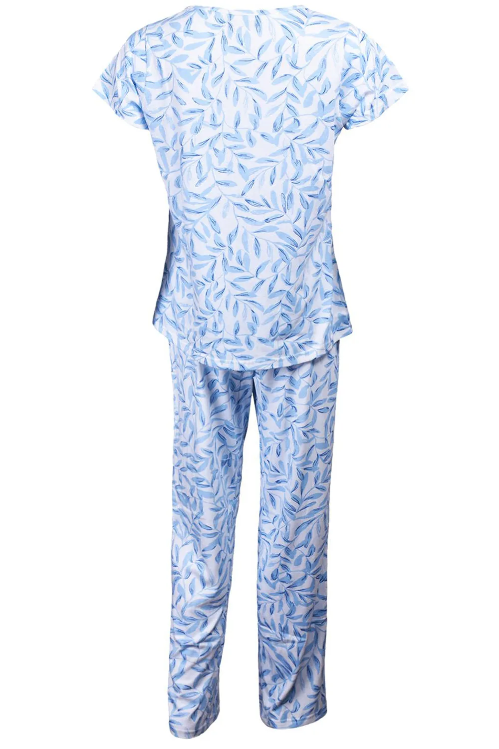 Womens Floral Short Sleeves Pyjamas Set