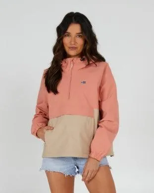 Womens Mainsail Anorak - Terracotta/Sand Dune