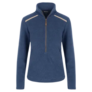 Women's Rolpa Eco Pullover Zip - Rathee Blue